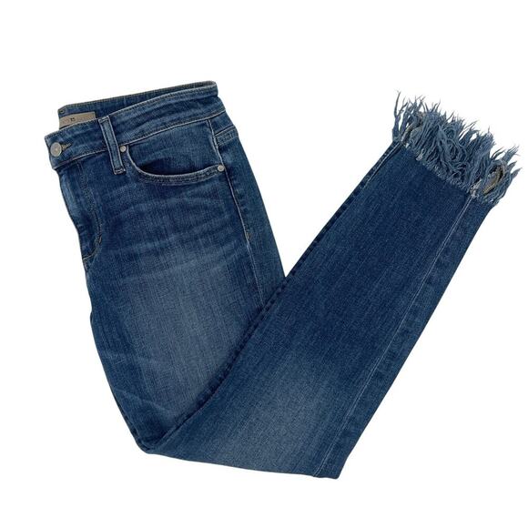 Joe's Jeans Distressed Frayed Ankle Skinny Jeans Veda Medium Wash 29 - Picture 1 of 7
